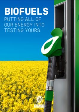 Fuel station in the field